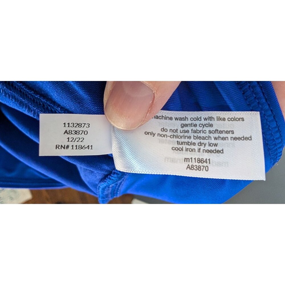 NWT Lane‎ Bryant Livi Active Cobalt Blue Active Skort - 18/20 - Picture 8 of 9